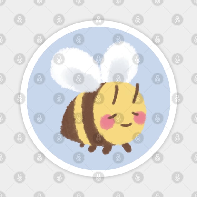 Cute Minecraft-Inspired Bee Magnet by Flipwish